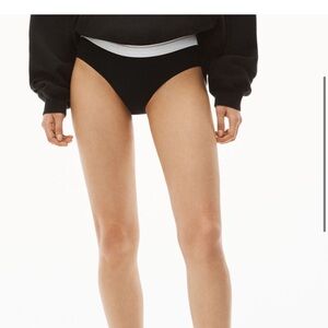 Set of 2 Alexander Wang brief underwear in ribbed jersey size LARGE